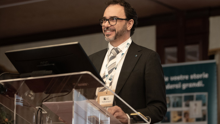 Sandro Bolognesi - Amministratore Delegato e Direttore Generale Cassa Centrale Banca parla al pubblico